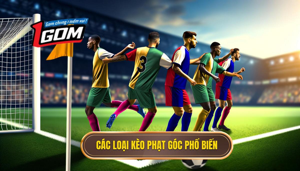 Các loại kèo phạt góc phổ biến