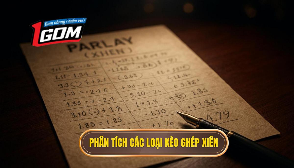 Phân tích các loại kèo phổ biến khi ghép xiên