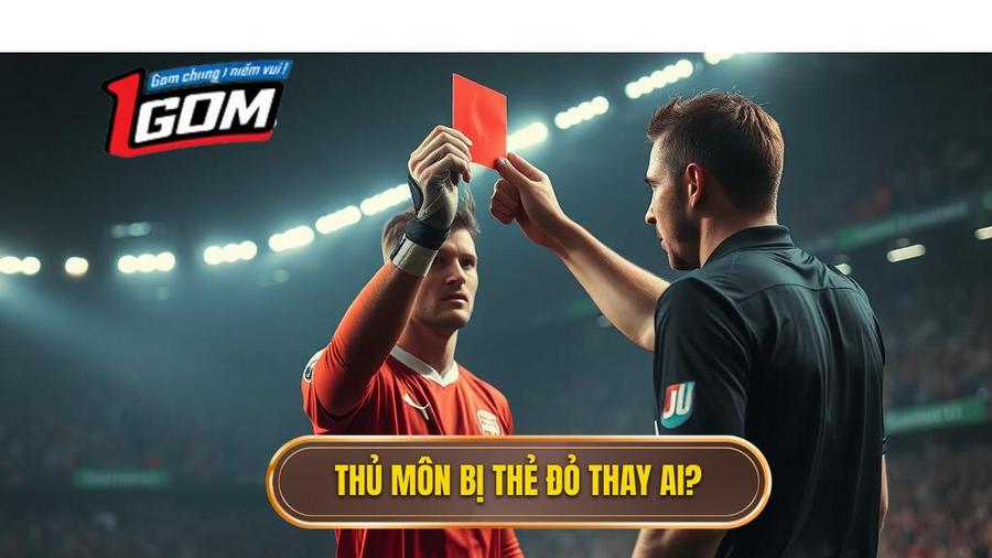 2. Thủ môn bị thẻ đỏ thay ai_
