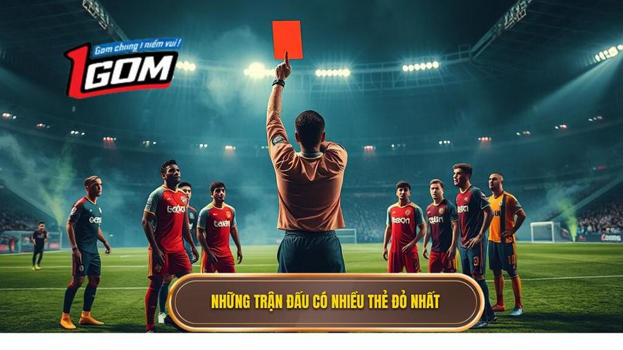 3. Những trận đấu có nhiều thẻ đỏ nhất