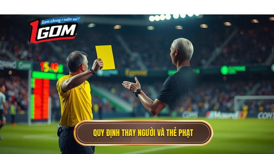 3. Quy định thay người và thẻ phạt
