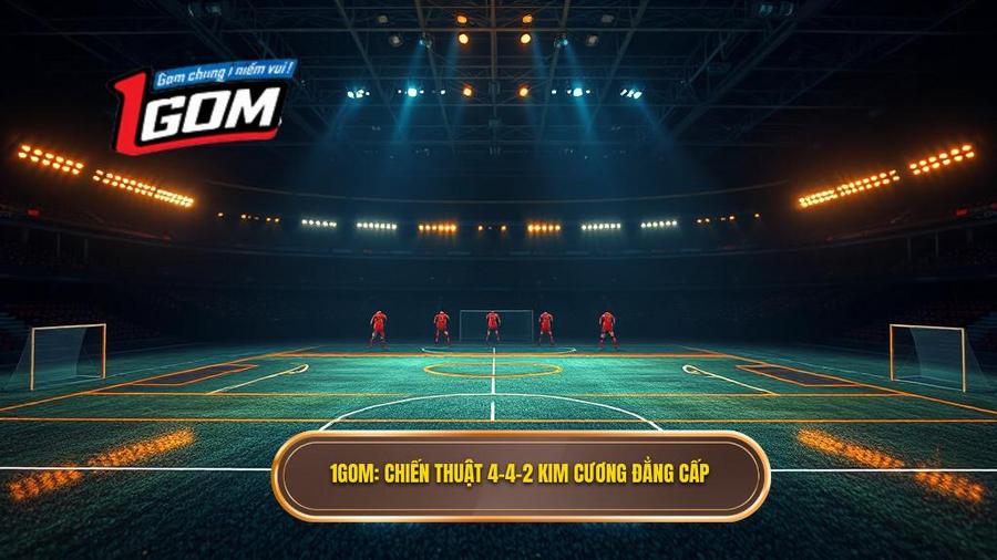 Chiến thuật bóng đá 4-4-2 kim cương: Phân tích chuyên sâu từ 1GOM